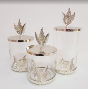 Gold 3 piece containers