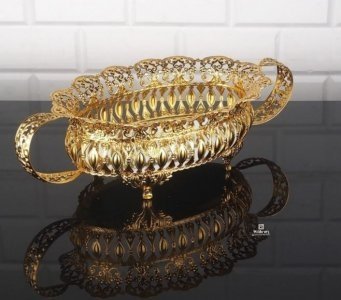 ZEYVE İNCİ OVAL ORTA TEPSİ 44X26 CM.