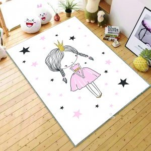 Children's bedroom set 7 pcs modern style "All Girls Are Princess"