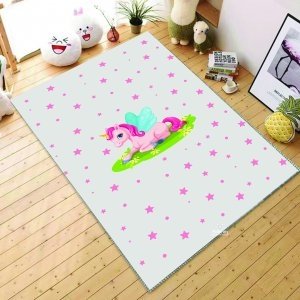 Children's bedroom set 7 pcs modern style "Unicorn"